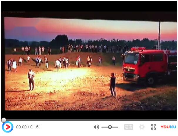 新型压缩空气泡沫消防车视频