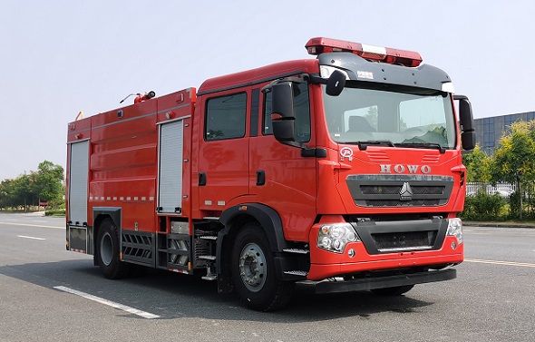 国六豪沃8吨消防车操作视频！