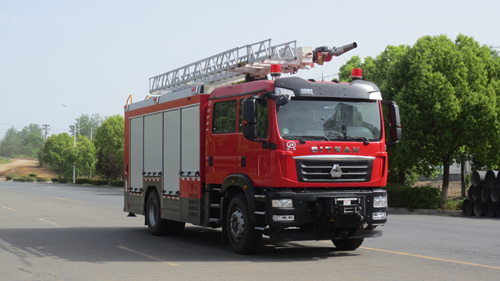 江特牌JDF5190GXFAP35/Z6型压缩空气泡沫消防车（15米高喷消防车）