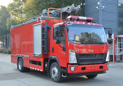 江牌牌JDF5110TXFDF10/Z6型水带敷设消防车  