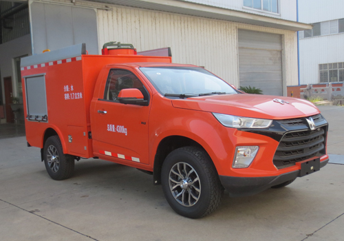 江特牌JDF5040GSSQ6型洒水车  （庆铃单排蓝牌四驱消防洒水车）