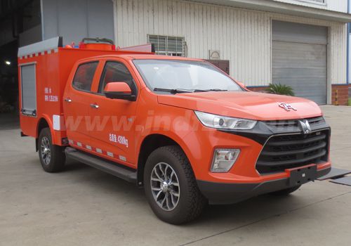 江特牌JDF5041GSSQ6型洒水车（庆铃双排四驱皮卡消防水车）