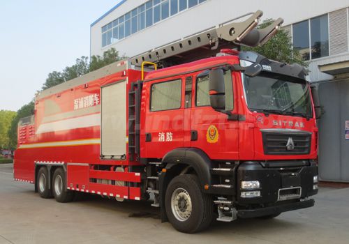 江特牌JDF5290TXFBP250/DX型泵浦消防车
